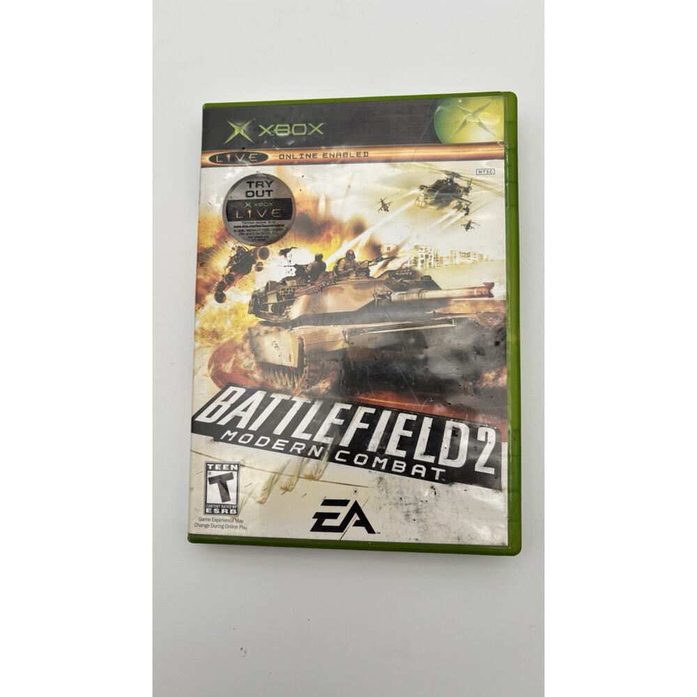 Battlefield 2: Modern Combat (Microsoft Xbox, 2005) Complete w/ Manual VG